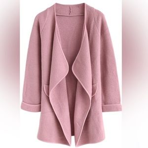 CHICWISH soft pink cardigan